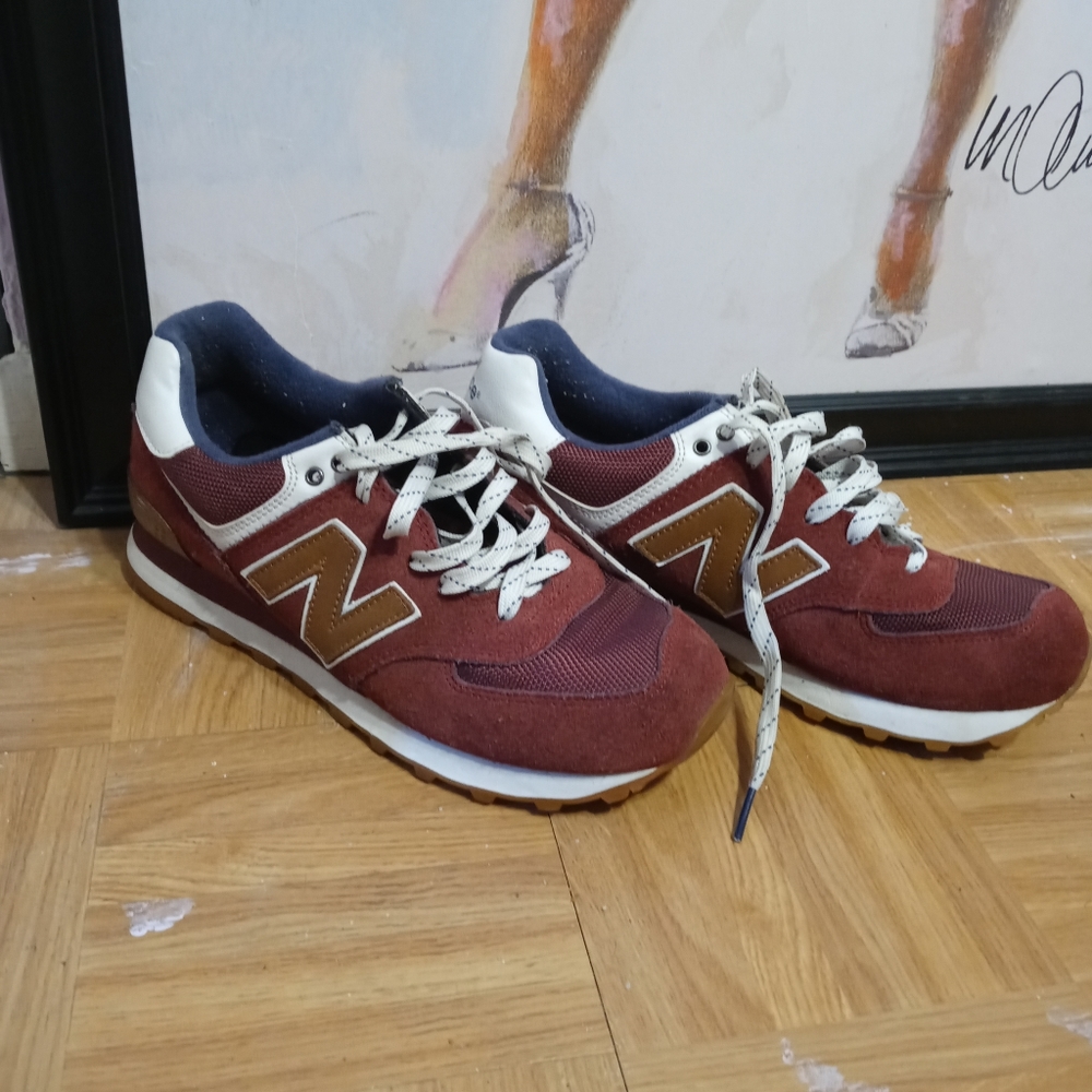 Red New Balance Mens Sneakers. Never worn.